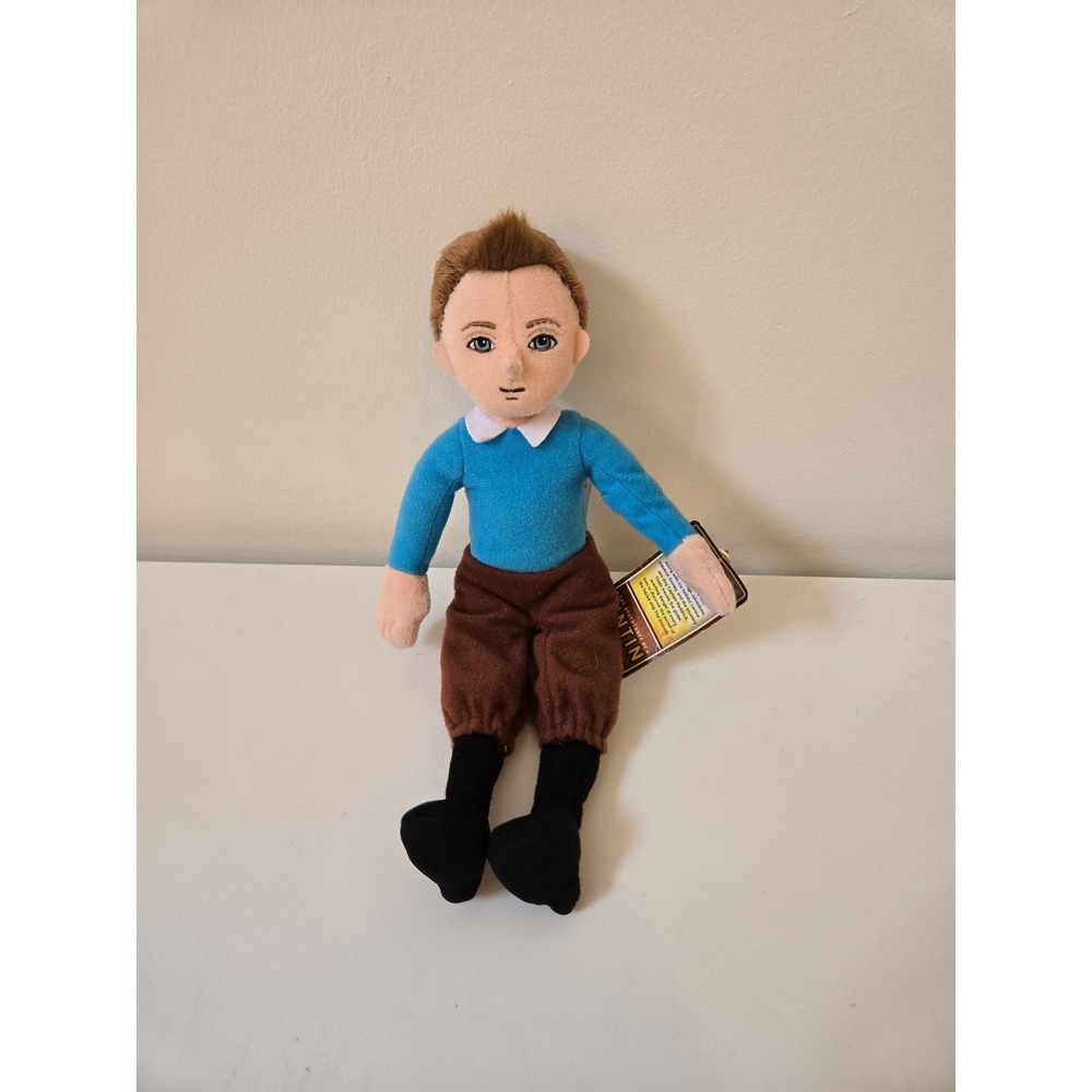 TY Beanie Babies Tintin Plush Doll 2011 Adventures of Tintin Paramount w Tags